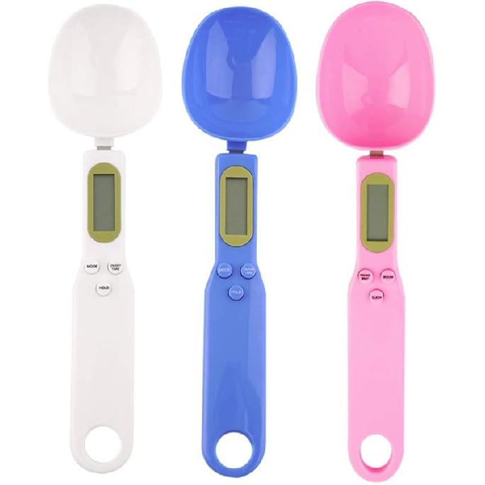 Meichoon Food Scale Spoon, Portable Kitchen Scale High Precision Steelyard for Home 1.1lb/500g(0.1g) Accurate Electronic LCD Digital Measuring