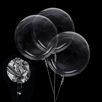 Inch Transparent Bobo Bubble Balloon Clear Inflatable Air Helium Globos Wedding Birthday Party Decor Baby Shower
