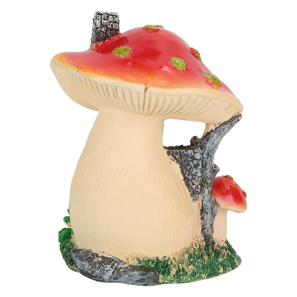 Cute Unique Artificial Mushroom Decor Resin Craft Statue Bonsai Landscape Decoration Ornament