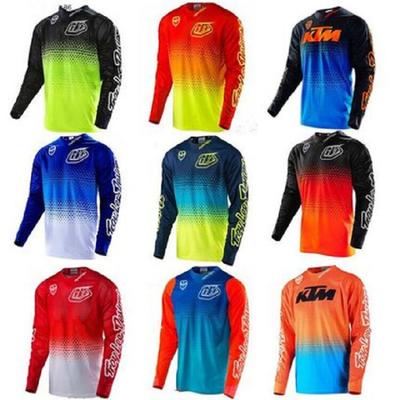 Mens Long Sleeve Cycling Jersey Quick Dry UV Protection Mountain Bike Riding Jacket Outdoor Sports