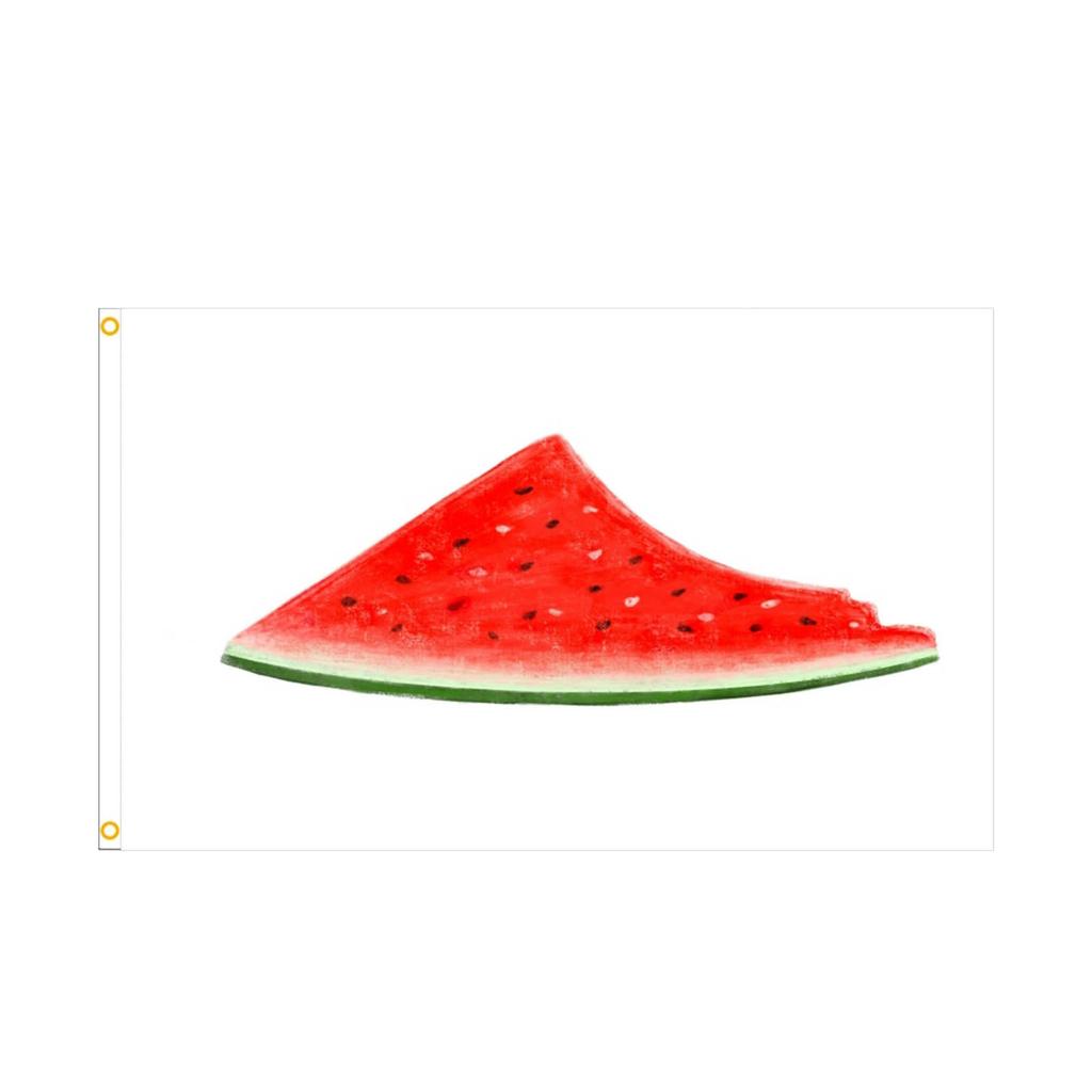 Summer Watermelon Flag Colorful 90x150cm Outdoor Flag for Patriotic Activities and Home Decorations Long Lasting Flags