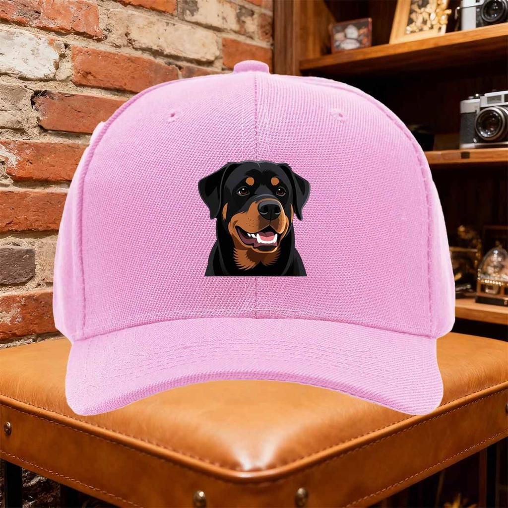Unisex Rottweiler Dog Breed Baseball Cap Adjustable Pet Lover Hat with Rottweiler Art Lightweight for allSeason Wear for me