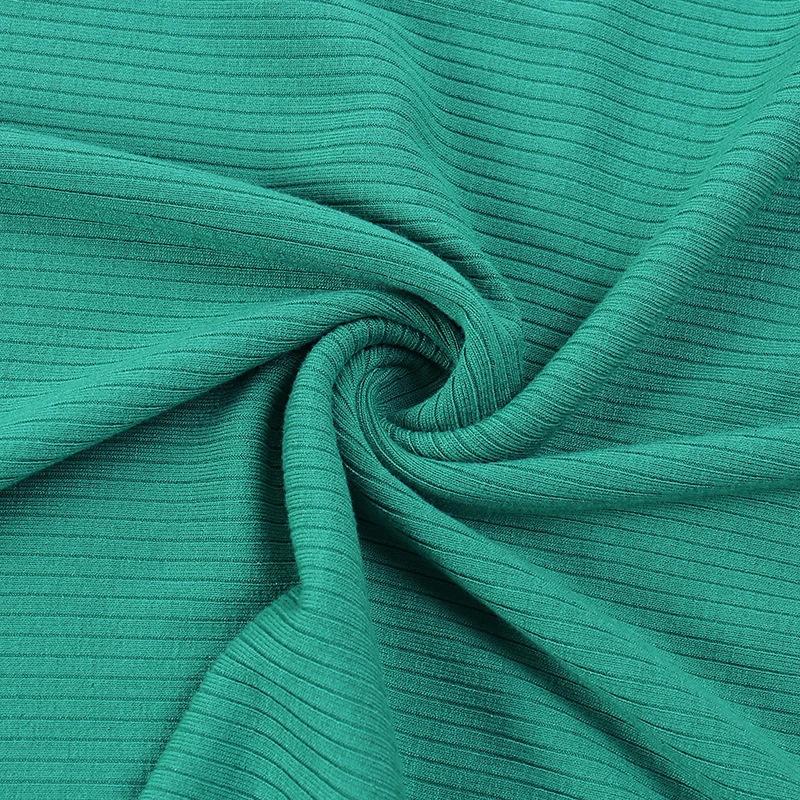 European and American Summer Women's Sexy Camisole Slit Backless Casual U-neck Threaded Dress