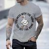Funny Goose You Mess With The Honk Tshirt Unisex Sarcastic Goose Meme Graphic Tee Casual Short Sleeve Unisex Y2k Tops