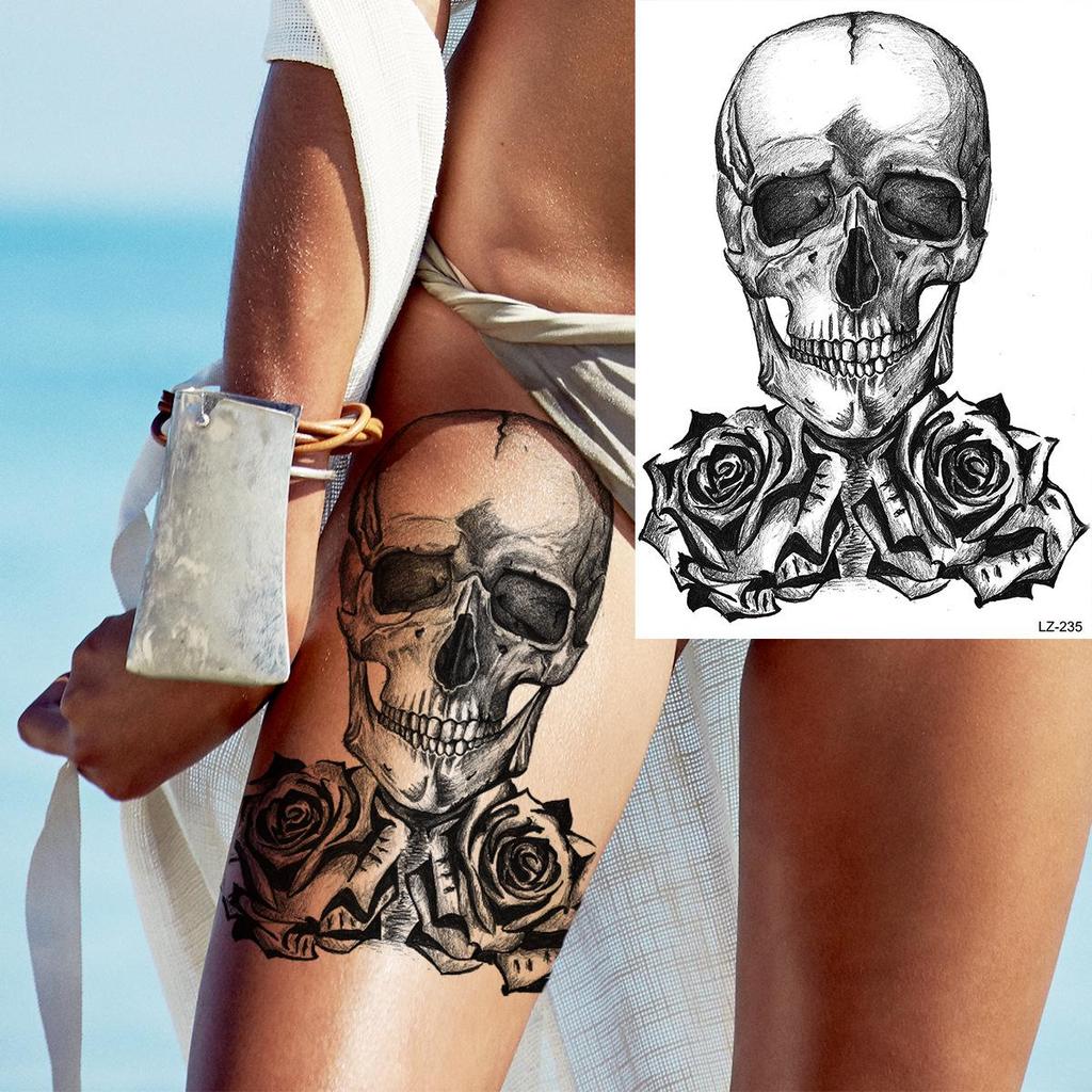Realistic Long-lasting Animal Head Temporary Tattoo Stickers