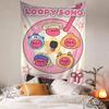 1pc Kawaii L-loopyES Cute Beavers Cartoon Tapestry Wall Hanging Decoration Household Home Decor