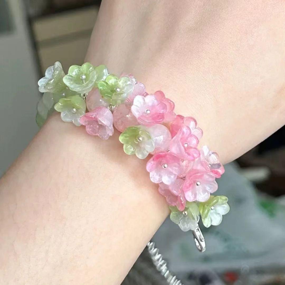 JYL TS Bracelet Drop Design Brings Grace & Abundant Blessings A3 lily of valley фуксия