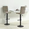 Day and Night - Day and Night Kitchen Stools 2 Units Light Gray Velvet