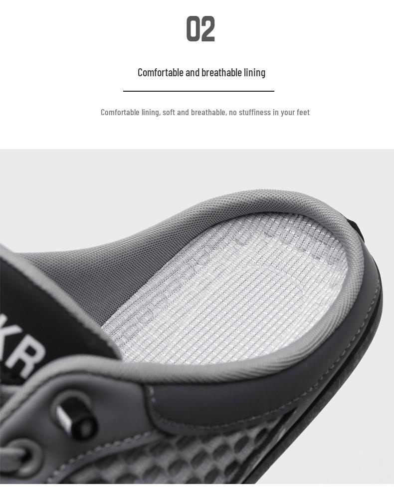 Summer Men's Lightweight Breathable Mesh Slip-On Casual Shoes
