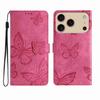 For iPhone 7 8 XS 11 12 13 14 15 16 17 Series Faux Leather Wallet Case with Butterfly Design,Card Slots & Shockproof Protection