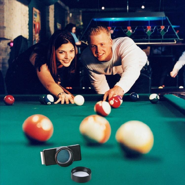 Magnetic Snooker Belt Clip Chalks Holder Billiard Cue Chalks Box with Fixed Clip Pool Snooker Sports Accessories Enduring