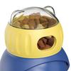 Cat Treat Dispenser Toy Large Capacity Transparent Design Detachable Easy To Clean Cat Interactive Toy Food Dispenser Treat Toy