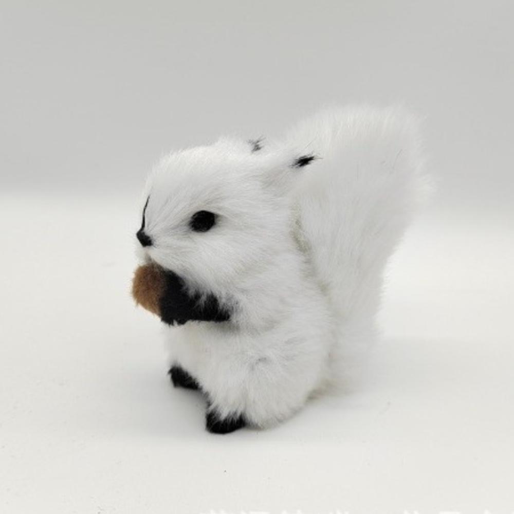 PP Cotton Squirrel Plush Toy Big Tail Squirrel Stuffed Plushie Doll Plush Squirrel Doll  Home Decor