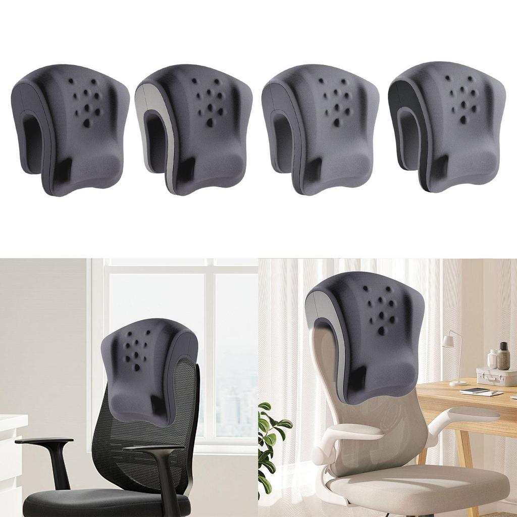 Bürostuhl Nackenkissen Weicher Samt Ergonomisches Kopfstützkissen für Schreibtisch Gaming Auto Reisen Nickerchen Komfort