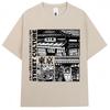 Japanese Style Tokyo Street Culture Graphic Tshirts Unisex Harajuku Fashion Vintage Oneck T Shirt Oversized T Shirts