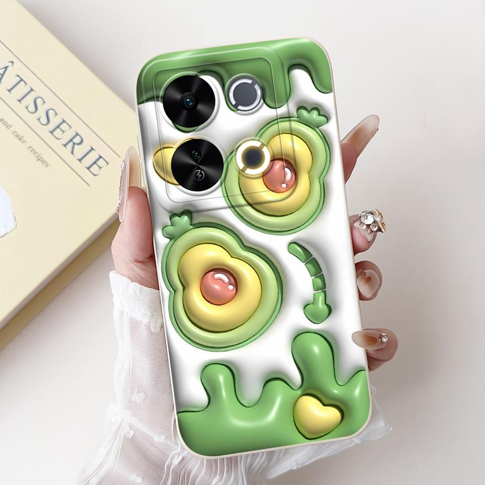 Luxury Fashion Coque For Itel P65 P671L Etui Moon Night Gothic Painting Phone Cases For ItelP65 P 65 Coques Soft Silicone Covers
