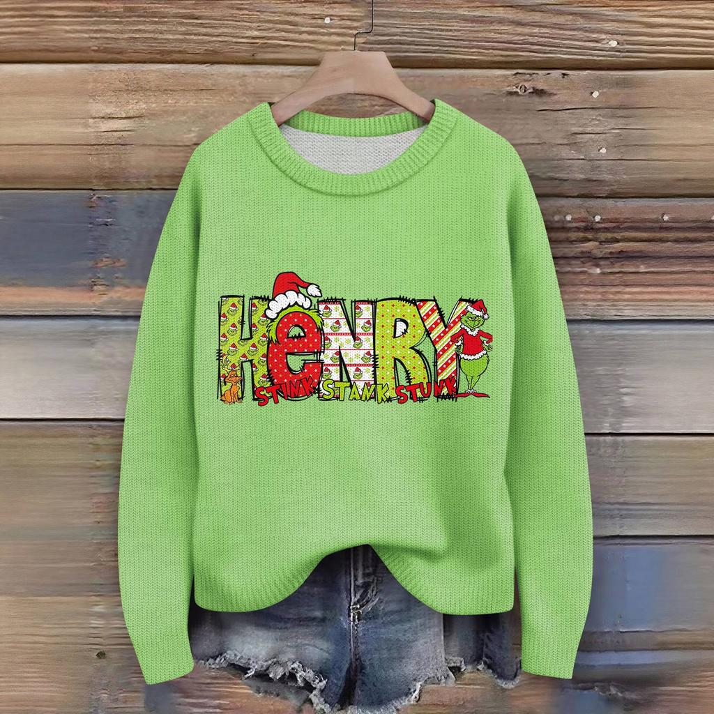 Women's Fashion Casual Long Sleeve Neck Sweater Pullover Top