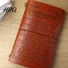 Faux Leather Diary Journal Notebook Loose-Leaf Refillable Cover with Elastic Flexible Writing