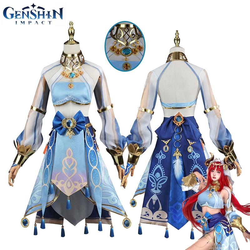 Genshin Impact Nilou Cosplay Costume Set For Halloween And Comic Con