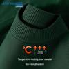 Jeanswest Unisex Solid Round Neck Knit Pullover Sweater