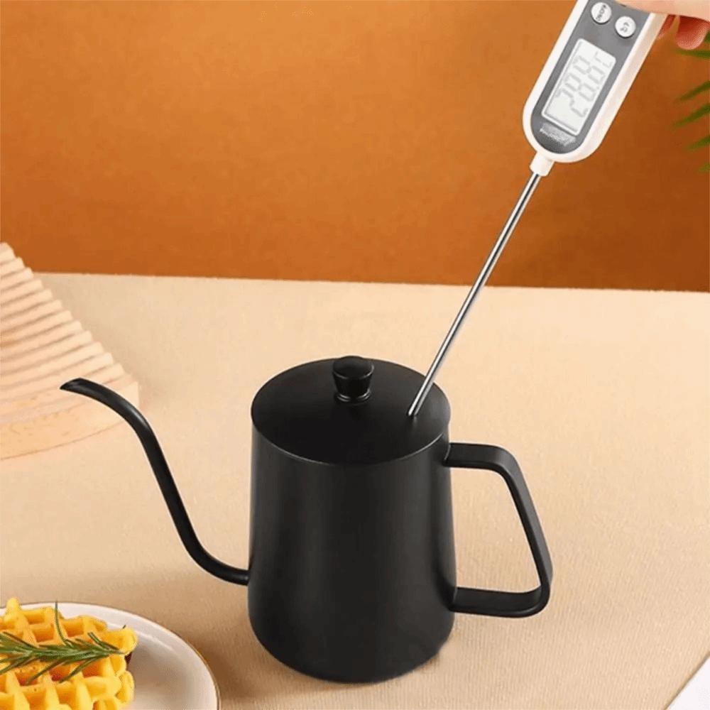 Narrow Spout Gooseneck Coffee Drip Kettle Stainless Steel Hand-poured Coffee Maker  Outdoor