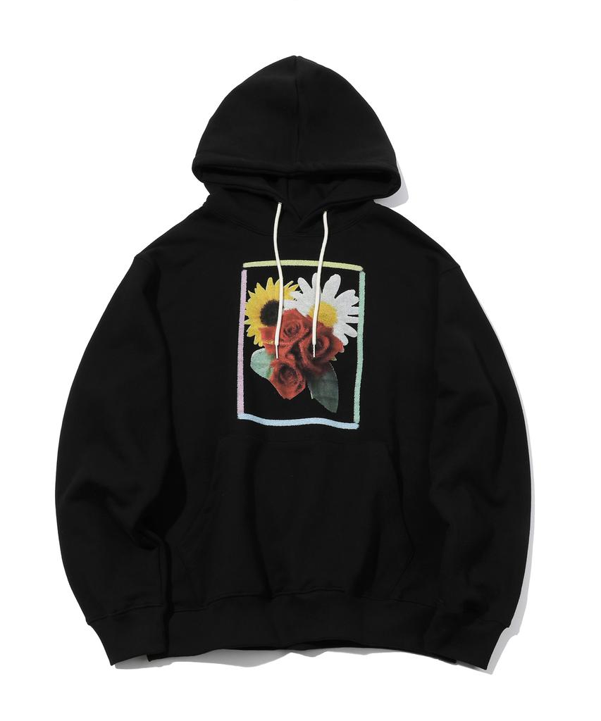 Frame Flower Hood Black