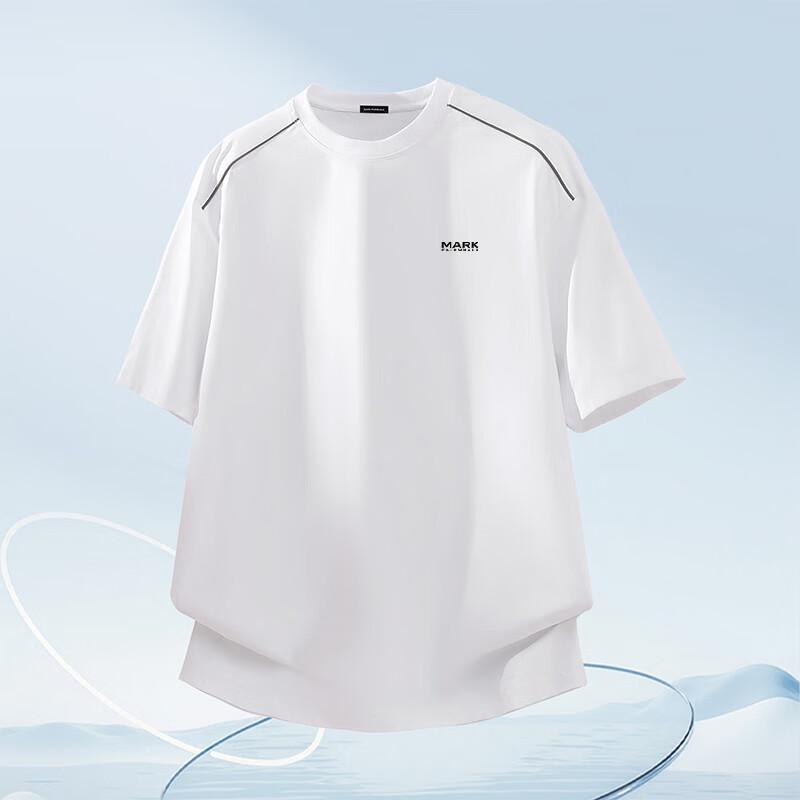 Mark Fairwhale Men's Color Block Quick-Dry Round Neck T-Shirt