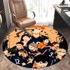 Haikyuu!! Team Kuroo Chair Mat Round Rug-Office Carpet, Non-slip, Suitable for Living Rooms, Bedrooms Decor.1205020a