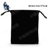 Set of 16 Black Velvet Jewelry Boxes for Earrings, Rings, Pendants, and Bracelets with Logo.