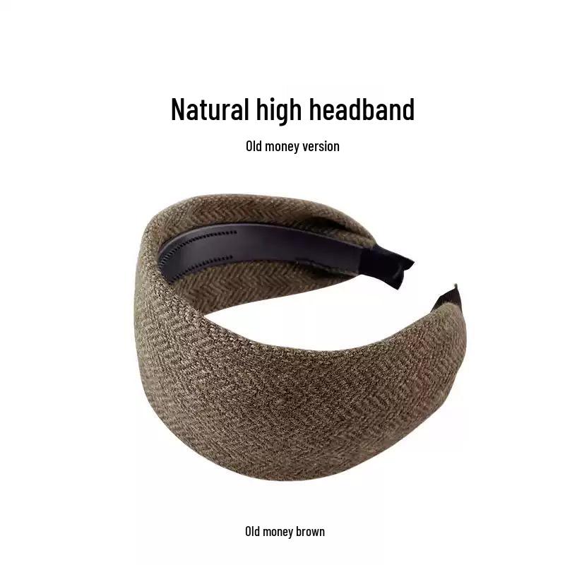 Retro Leopard Print Plush Headband - Non-Slip, Korean Style for Women, Perfect for Autumn and Winter Face Washing