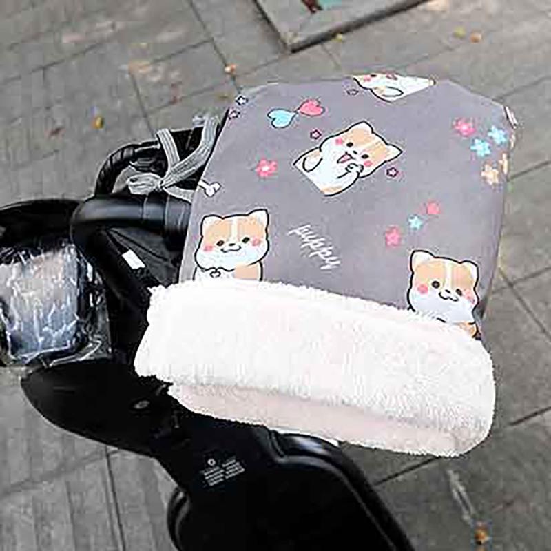 Autumn Winter Cartoon Electric Bike Warm Gloves Warm Mittens Scooters Motorcycle Electric Bike Handlebar Gloves Hand Guards