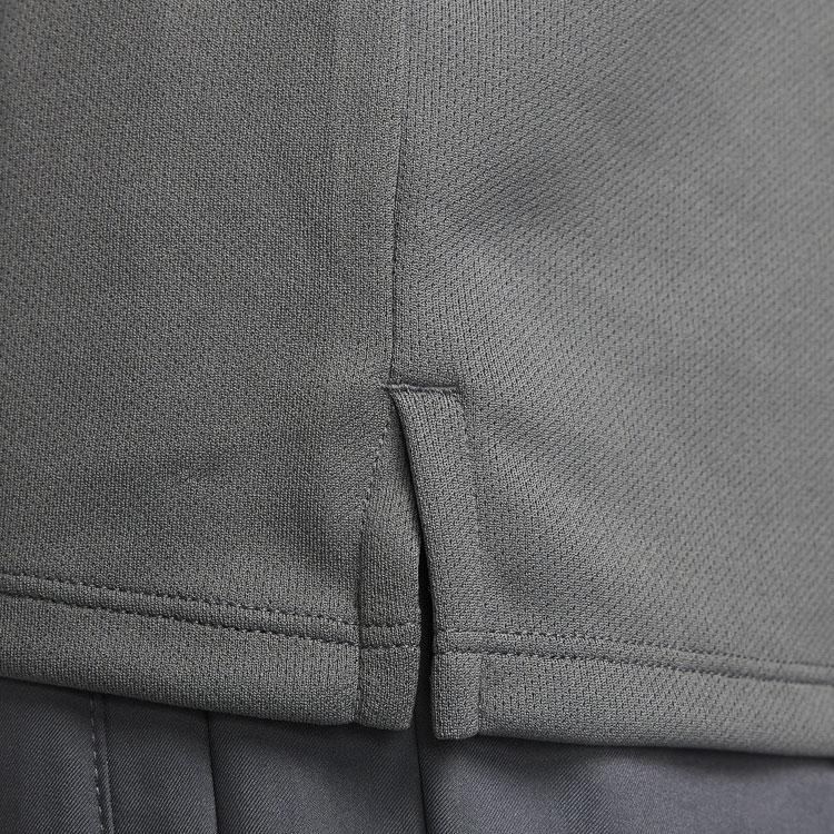 Nike Striped Logo Print Crew Neck Short Sleeve T-Shirt Men Tops Gray FN3052-068