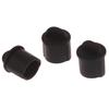 Uxcell 10pcs Silicone BNC Anti-Dust Stopper Cap Cover for Female Jack Black Inside Install Dia 9.5 Mm - 11 Mm