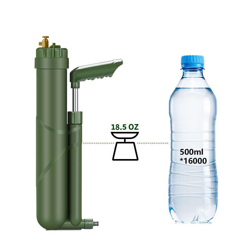 Filterwell Portable Hand Pump RO Water Filter Purifier Reverse Osmosis Outdoor Emergency Survival Kit for Hiking Camping Travel
