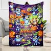 Bluey's Soccer Celebration Personalized Text Blanket Cozy Customizable Blanket Warmthful Decor Great for Sofa Office Chair Bed Picnics