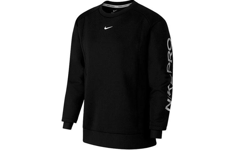 Nike Sweatshirts Women s Black Crew Neck Moderate Regular BV4055-010 S