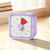 Ultra Silent Countdown Alarm Clock Round/Square Kitchen Timer Cartoon Visual Timer  Indoor
