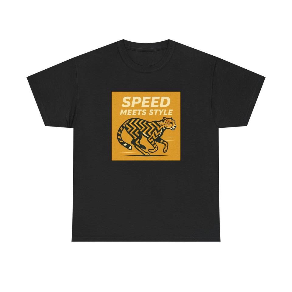 Unisex Adult T Shirt Chevron Cheetah Sleek Fashion XL
