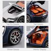 1:32 Scale Atlantic Bolide Sports Car Model Toy Doors Opened Sound Light Pul Back Alloy Racing Cars Collection Ornaments