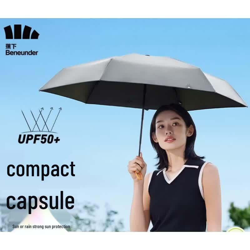 Beneunder UV Protection Dual-Use Capsule Umbrella