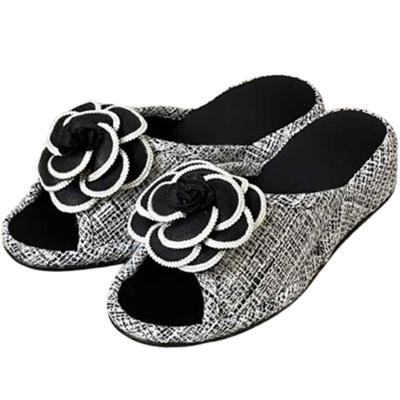 Vivienne Legs Room Size L 4cm PVC Slippers for Beauty Salons and Nail "Beautiful Princess" Shoes, Camellia, (24.5cm), Heel, Sole, Salons, 71036SP-BB