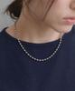 Halden Classic Ball Necklace (N058_Silver)