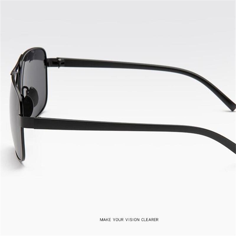 Hot New Driving Anti-Glare Myopia Sunglasses Men Metal Double Beam Short-Sight Eyeglasses 0 -0.5 -0.75 To -6.0