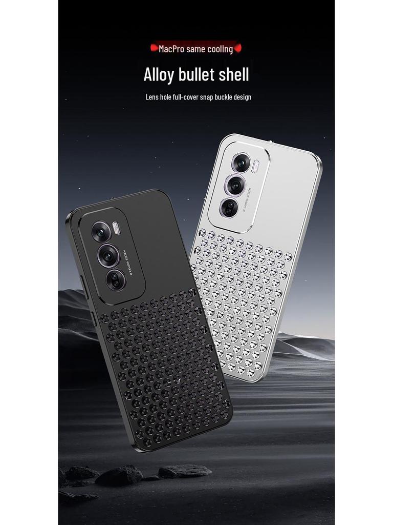 OPPO Reno12 Pro Aluminum Honeycomb Heat Dissipation Phone Case
