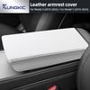 Leather Armrest Box Protective ABS Cover Arm Rest Lid Accessories For Tesla Model 3 Model Y 2017- Highland 2024 Juniper 2025