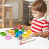 Tvar Kognitivní Klasifikace Montessori Dřevěná Barva Odpovídající Puzzle Dětský Magnetický Rybolov Učení Vzdělávací Hračky