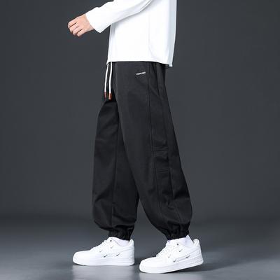 Tights Men's Spring and Autumn New Loose American Tooling Trousers Men's Youth Casual Sweatpants