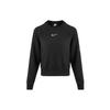 Sweatshirts Women's Black Crew Neck Moderate Regular CZ8891-010