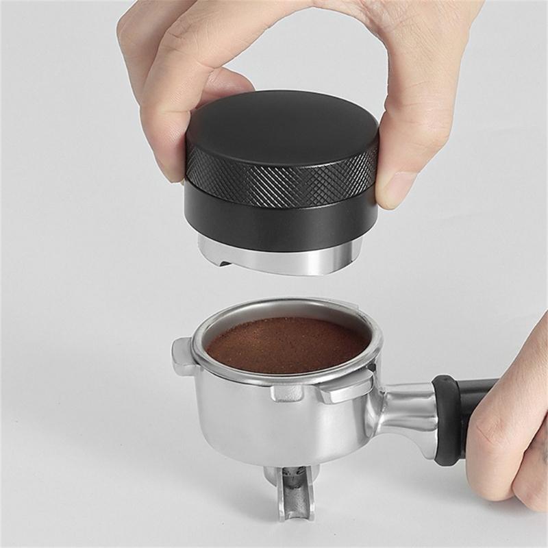 Kaffee Tamper Adaptive Höhe Schwerkraftprinzip Kaffeeverteiler Wiederverwendbar Espresso Kaffeepulver Hammer Haushaltsbedarf