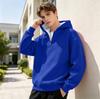 Herren Color Half-Zip Hoodie Lässiger Pullover für den Alltag